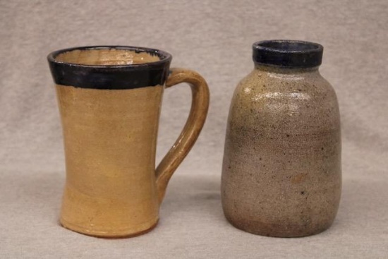 Stoneware Mug & Jar