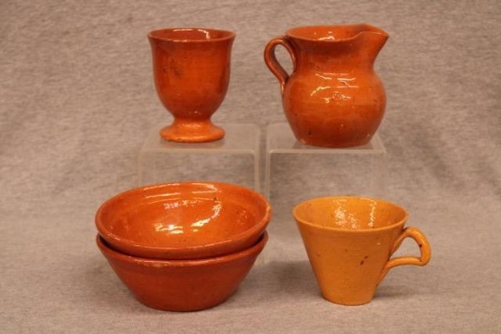 Grouping of 5 Jugtown Pottery items