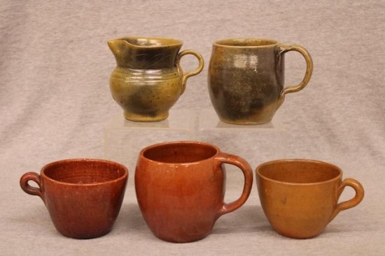 Grouping of 5 Jugtown Pottery items