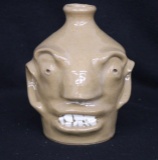 Folk Art Face Jug