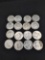 (16) 1964 Kennedy silver half dollars