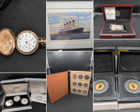 Coins, Postcards, Pocket Watches - 24026 - Seth