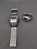 Spynet and Nike digital wrist watches