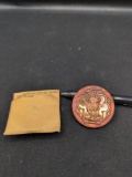 Medallic Art Company California Mission San Fernando Rey De Espana 1882 Bronze medal