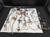 Lot of modern and vintage costume jewelry