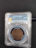 1837 Merchants Exchange of Wall St NY Token AU 50 HT 293 PCGS