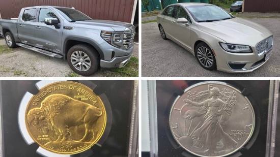 Truck, Car, Coins, Mower, Trailer - 24028 - Randy