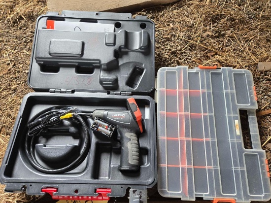 Ridgid Inspection scope and hardware Box
