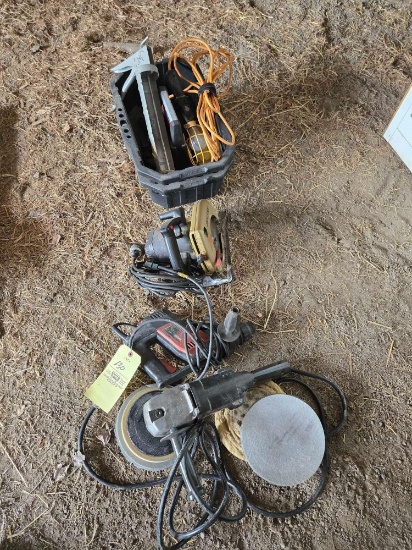 Hilti drill, buffer, circular saw, work light