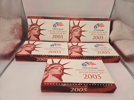 2005 US Mint Silver Proof Sets