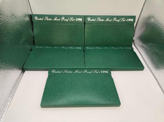5-1998 US Mint Proof Sets