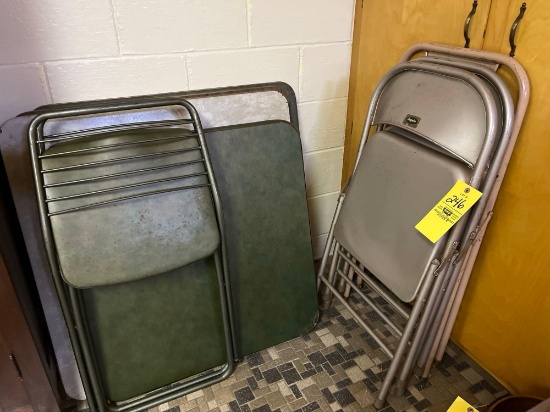 card tables & chairs