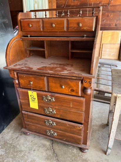 small roll-top desk