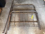 Antique brass bed frame, 52inW
