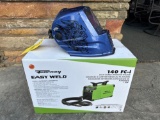 Forney Easy Weld 140 FC-i F w/ Blue Welding helmet