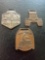 (3) Vintage Watch Fobs - Allis-Chalmers Track Type Tractors, Euclid Earth Moving Equipment, &