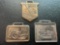 (3) Vintage Watch Fobs - American Locomotive Cranes, Garwood Buckeye, & Le Roi Newmatic Air Tools