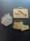 (3) Vintage Watch Fobs - John Deere Bulldozer, Thew Lorain Machinery, & American Poclain Corporation