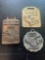 (3) Vintage Watch Fobs - Case Dozer, Warner & Swasey Gradall, & Michigan Air Controlled Machinery