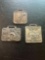 (3) Vintage Watch Fobs - Northwest Hodge & Hammond Inc., Paramount Supply Co., & Page Automatic