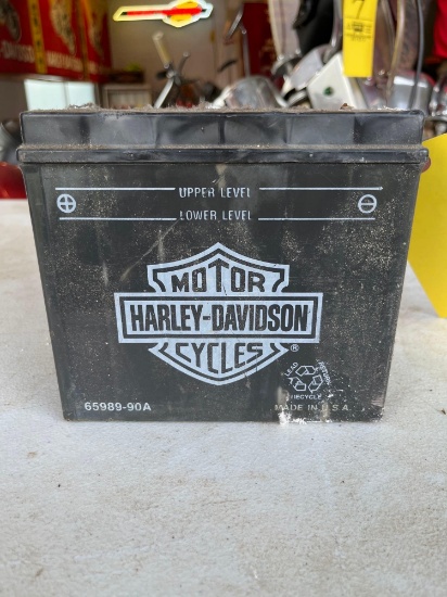 Early Harley Davidson Battery