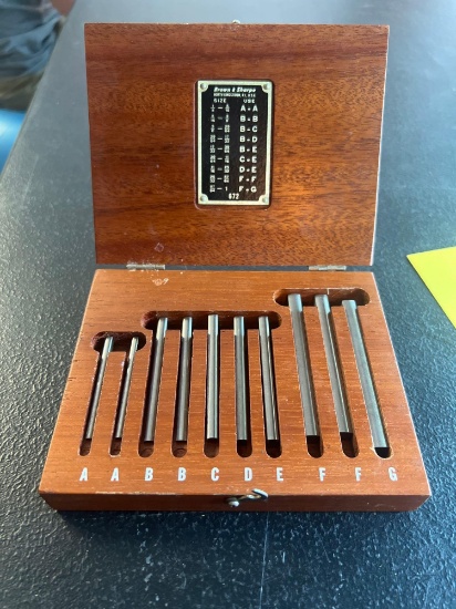 Brown & Sharpe # 599-672 Taper Parallel Gauge Set