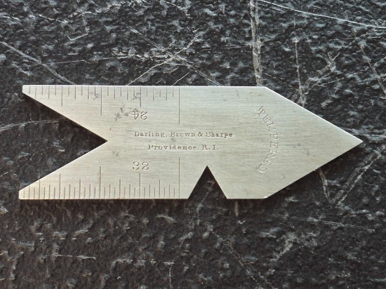 Darling, Brown & Sharpe Center Gauge