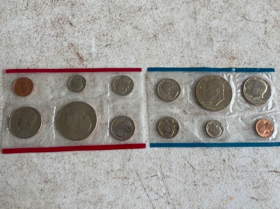 1976 Denver and Philadelphia Uncirculated Coins