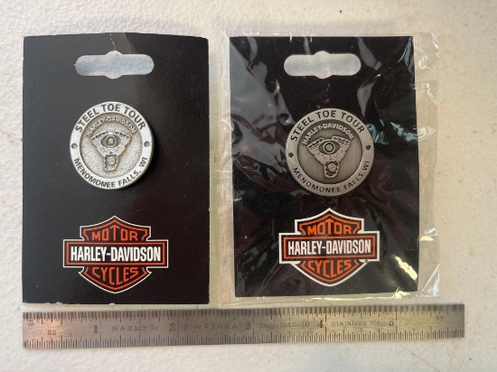 Steel Toe Tour Harley Davidson Pins