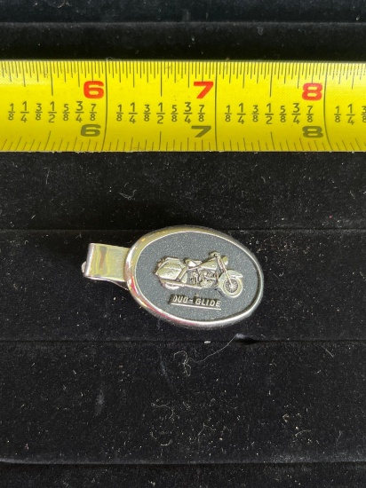Harley Davidson Duo-Glide Tie Clasp