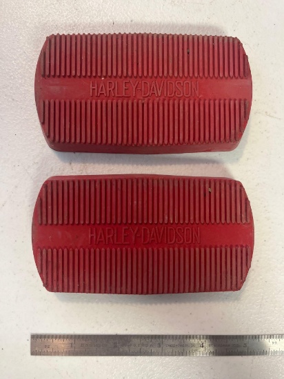 (2) Harley Davidson Brake Pedal Covers
