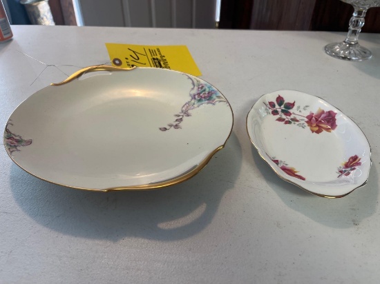 Limoges & Royal Albert Serving Pieces