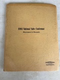 Harley Davidson 1964 Confidential National Sales Conference Transcript, Partners in Growth.