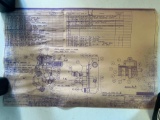 Reproduction Harley Davidson Blueprint