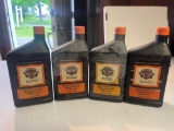 (4) Full Harley Davidson Semi Synthetic Transmission Lubricant Bottles