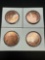 .999 Copper Rounds Bid x 4