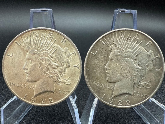1922 Peace Dollar bid x 2