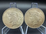 1922 & 1923 Peace Dollar bid x 2