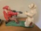 Cast Iron Indian and Bear Bank