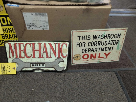 Mechanic Signs