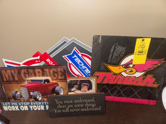 modern advertising signs