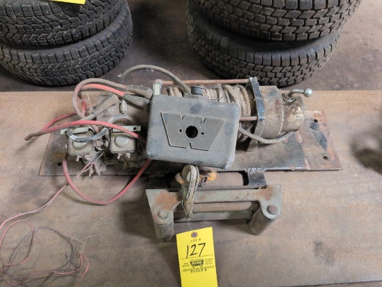 8,000lb Warren winch with synthetic rope