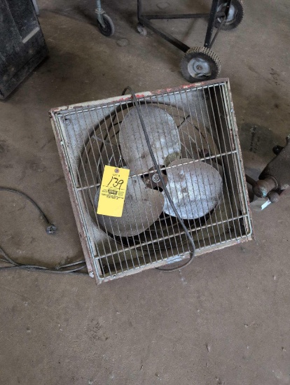 Industrial shop exhaust fan