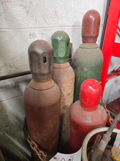 assorted torch tanks. no papers.