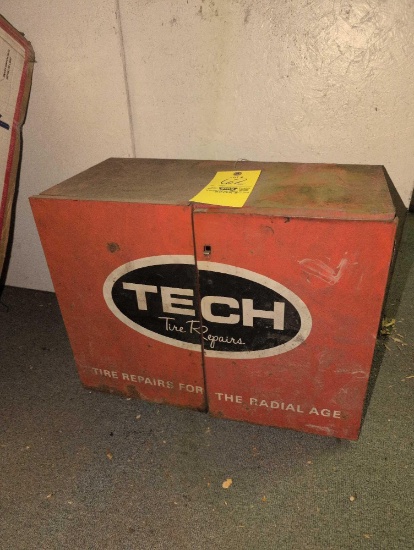 Tech Tire Repair wall mount metal cabinet