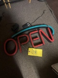 OPEN SIGN WITH REMOTE