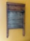 Vintage Iron Board and Wash Board