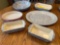 Spongeware Baking Dishes, Bowl, Platter