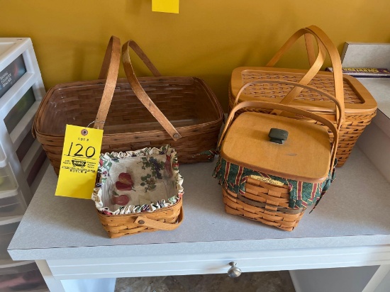 (4) Longaberger Baskets