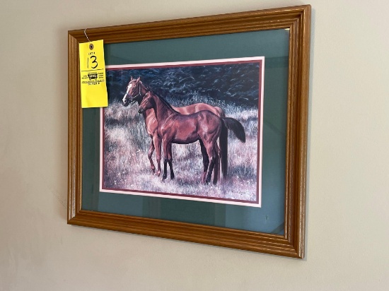 Framed Horse Print by Robin Brown